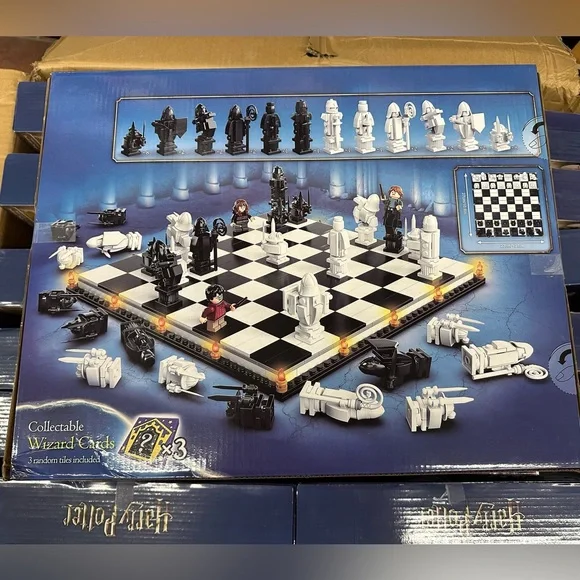 Harry Potter Sorceress Stone Wizards Chessboard Building Block Chess Game NEW - Picture 3 of 5